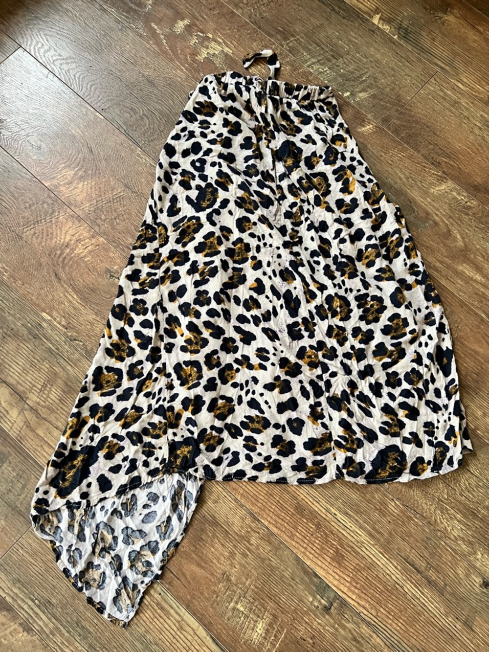 URBAN Romantics Animal Print Swim Sarong - Black, Brown, Cream - Picture 4 of 5